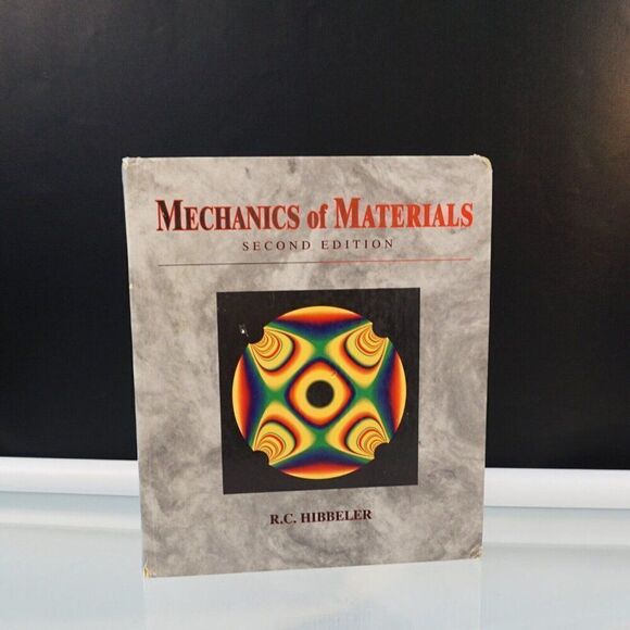 Mechanics of Materials by R.C. Hibbeler 1994 Harcover Book 2nd Edition - Picture 1 of 13